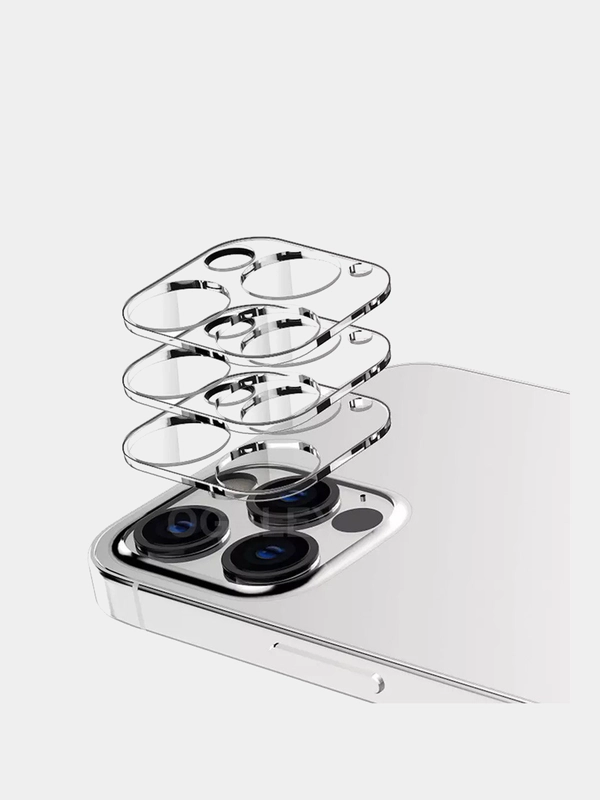 Защитное стекло iPhone 11 / 12 Pro / 12 Pro Max / 12 mini / Pro Max на камеру 3D Айфон