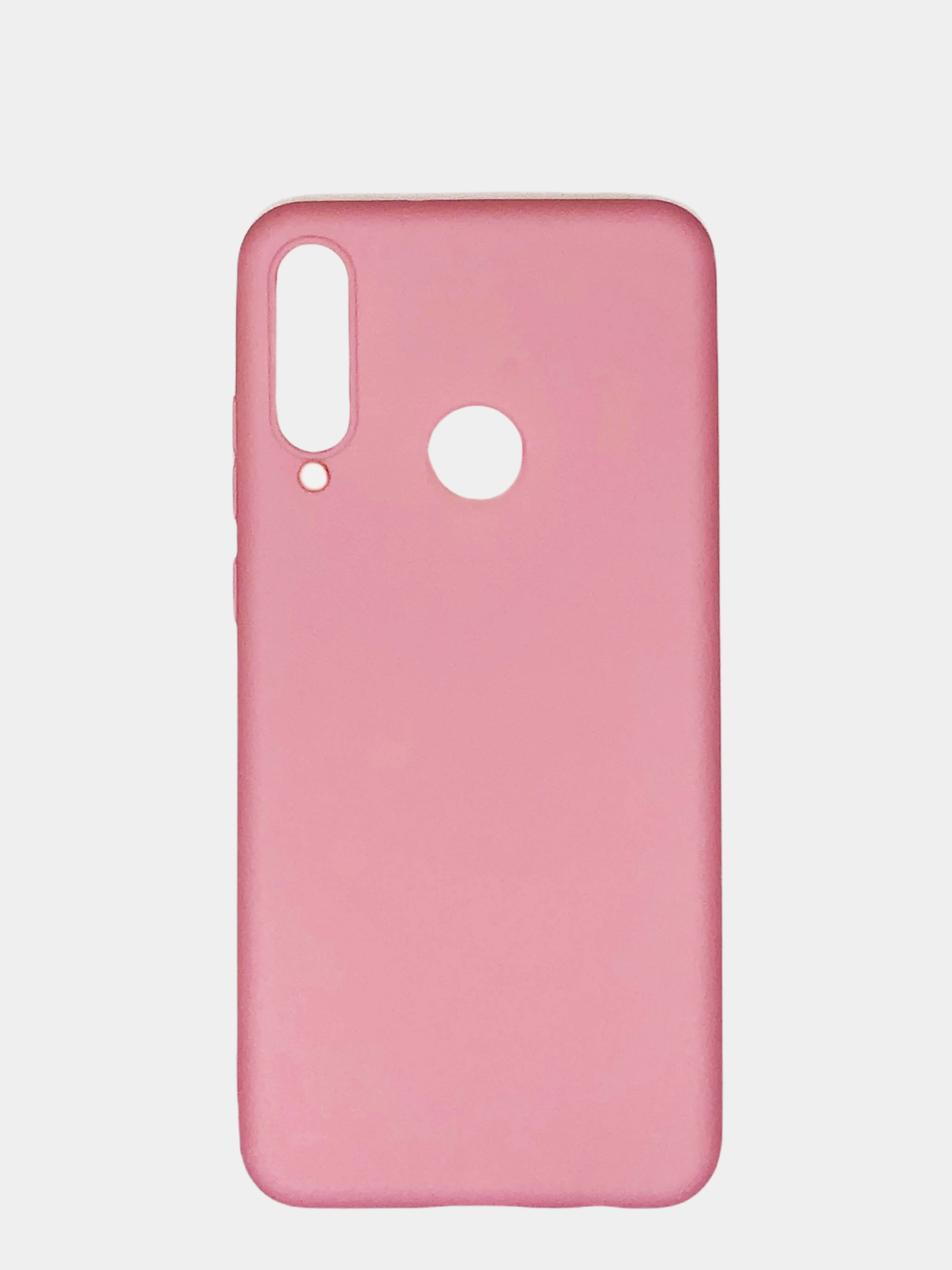 Розовый чехол Huawei Y6P, Хуавей У6П, силиконовый