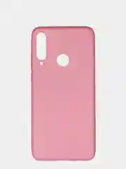 Розовый чехол Huawei Y6P, Хуавей У6П, силиконовый