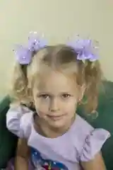 Банты для девочек/банты детские на день рождения/8 Марта/праздничные для волос "Confettini