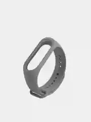 Серый силиконовый ремешок Xiaomi Mi Band 5, 6 / Ремешок для фитнес браслета Xiaomi Mi Band 5,6