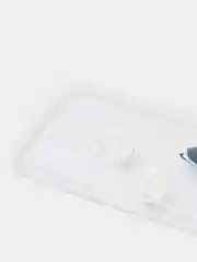 Белый чехол Huawei Honor 9A (Хуавей Хонор 9А), прозрачный, силиконовый, с рисунком