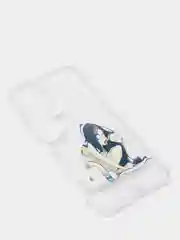 Оливковый чехол Huawei Honor 9A (Хуавей Хонор 9А), прозрачный, силиконовый, с рисунком