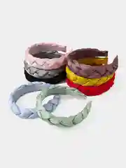 Ободок для волос косичка плетеный
