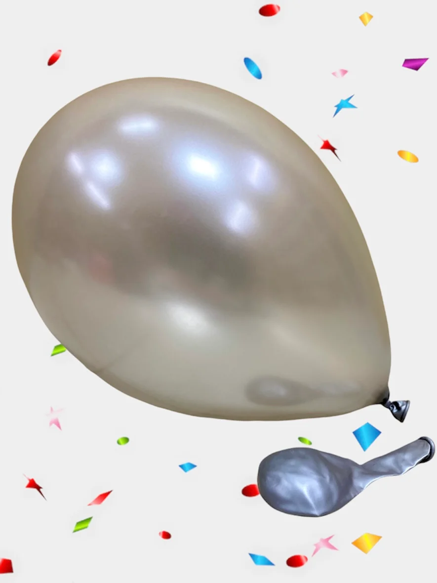 Серый воздушные шары 10"
