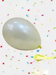 Белый воздушные шары 10"
