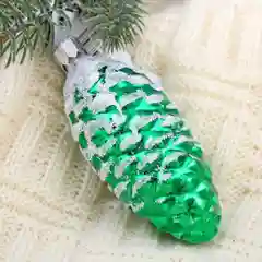 Украшение ёлочное "Шишка" 9 см