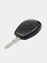 Белый ключ авто корпус брелок 2 кн Renault Lada Рено Nissan Megane Duster Logan Лада Laguna Clio