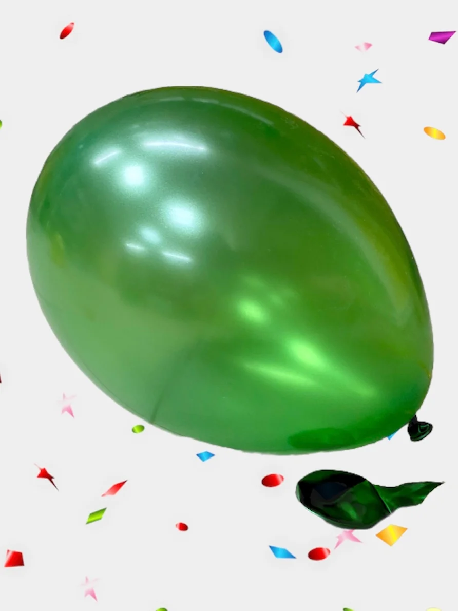 Зеленый воздушные шары 10"