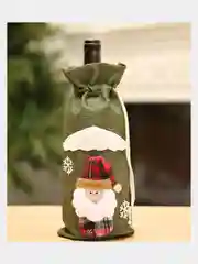 Зеленый мешочек, украшение для бутылки Новый год