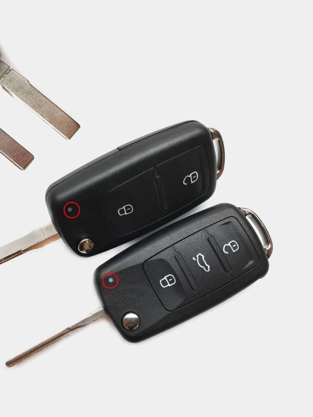 Ключ / корпус ключа VW 2- 3 кн / для Фольксваген Volkswagen Golf Mk6 Tiguan Polo Passat CC