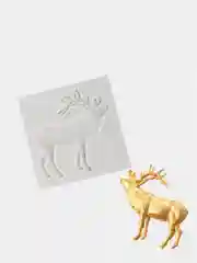 Молд силиконовый "Северный олень"
