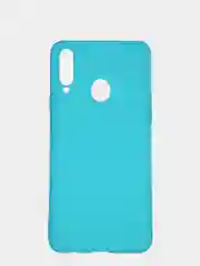 Бирюзовый чехол Samsung Galaxy A20s, Самсунг Галакси А20с силиконовый цветной матовый