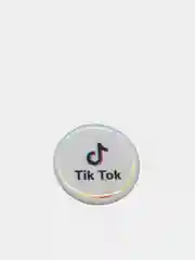 Серый поп-сокет для смартфона Tik Tok / Кольцо-держатель