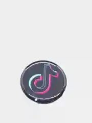 Синий поп-сокет для смартфона Tik Tok / Кольцо-держатель