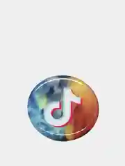 Бежевый меланж поп-сокет для смартфона Tik Tok / Кольцо-держатель
