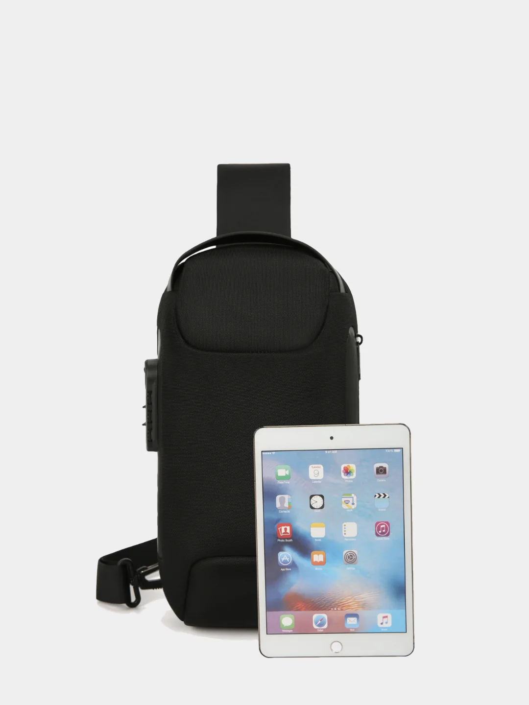 Рюкзак через плечо с кодовым замком и USB