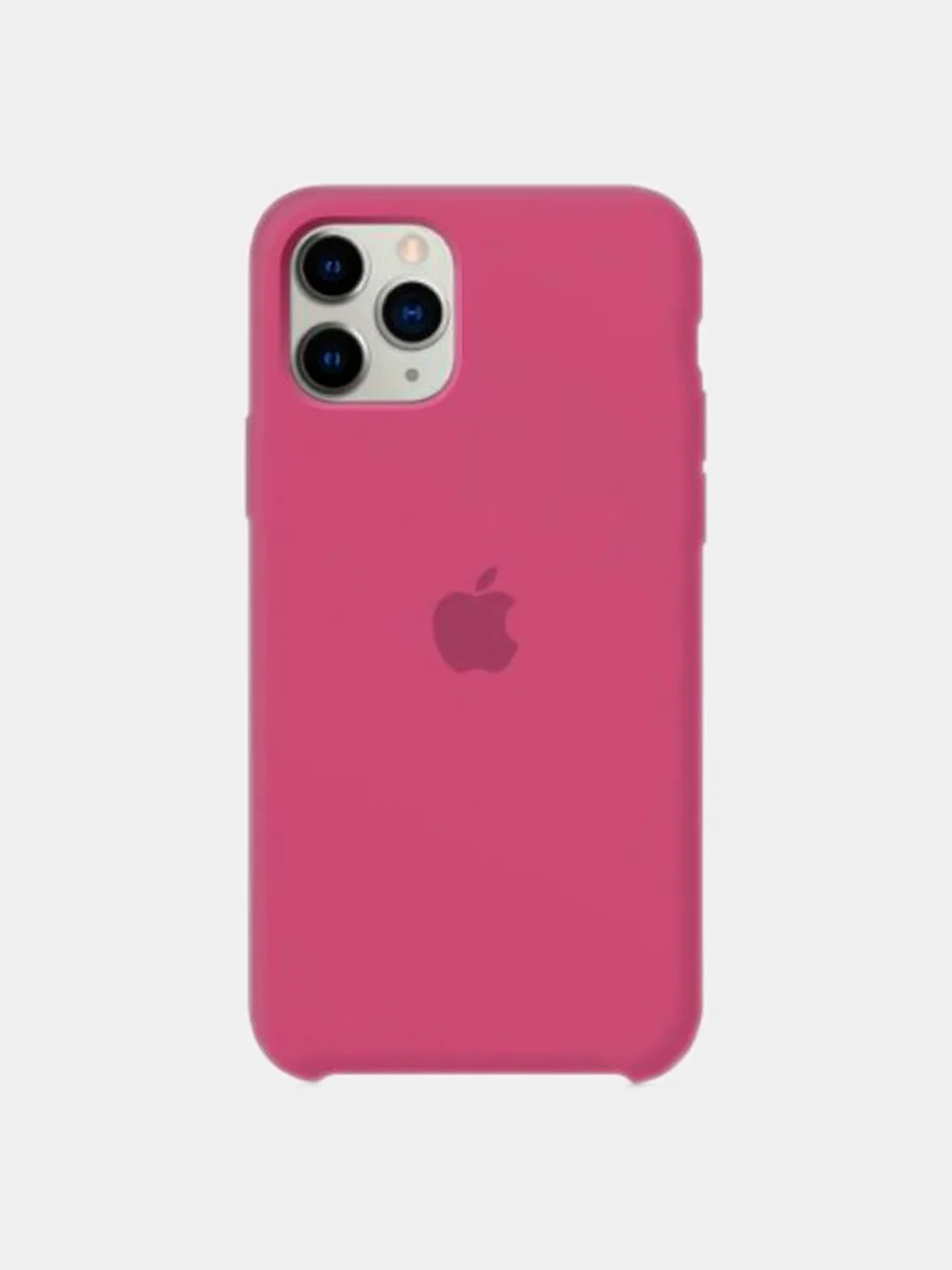 Фуксия чехол силиконовый для iPhone Silicone Case, Xs Max