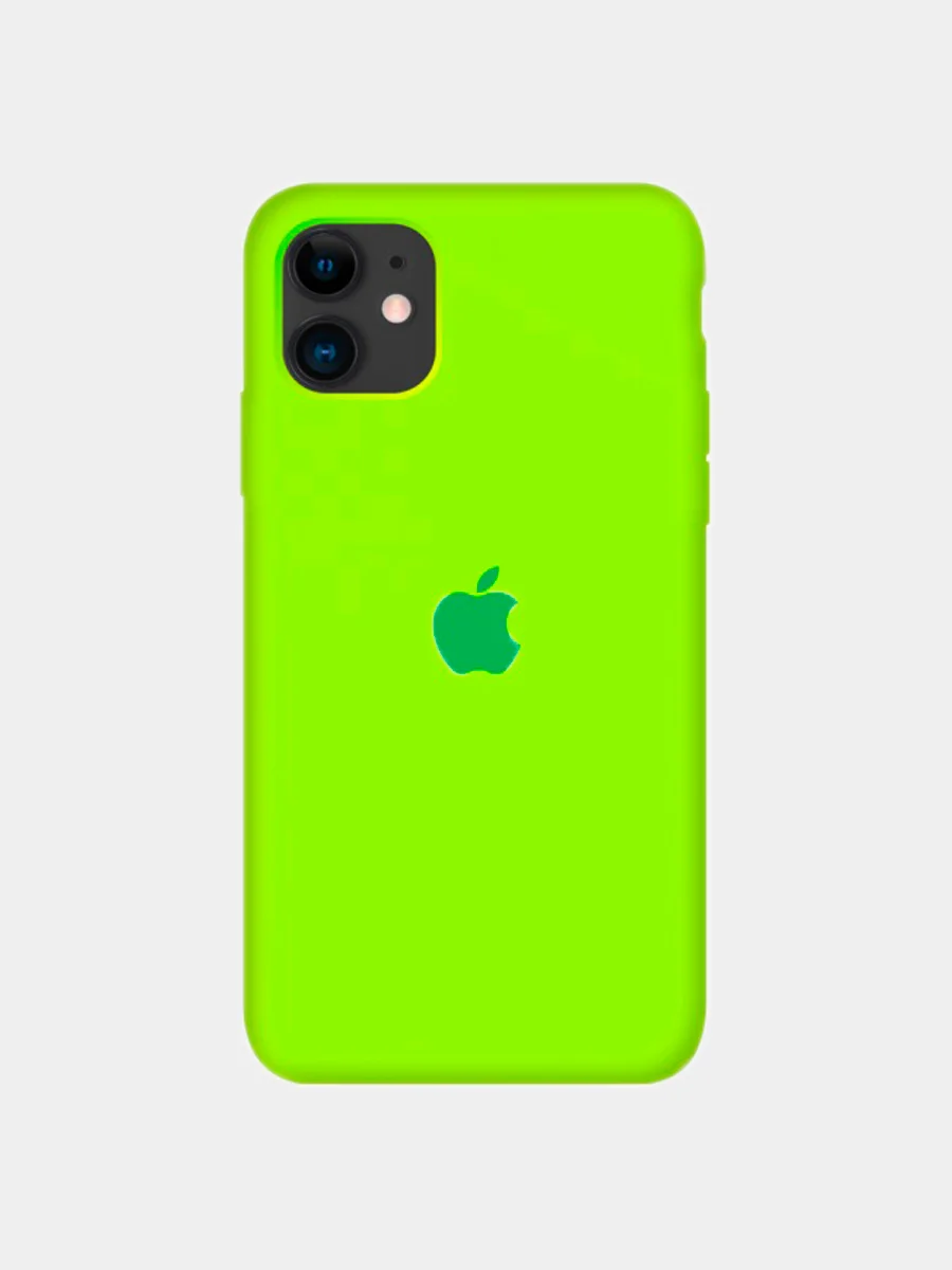 Лайм чехол силиконовый для iPhone Silicone Case, 11 Pro Max
