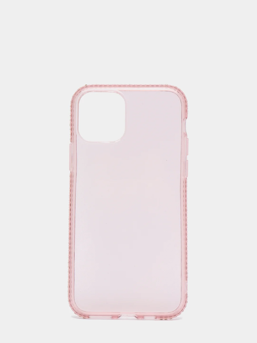 Розовый мягкий матовый чехол на айфон с стразами iPhone.6, 6s,7,7+,8,8+,X,XS,XR,XS MAX,11,11PROMAX