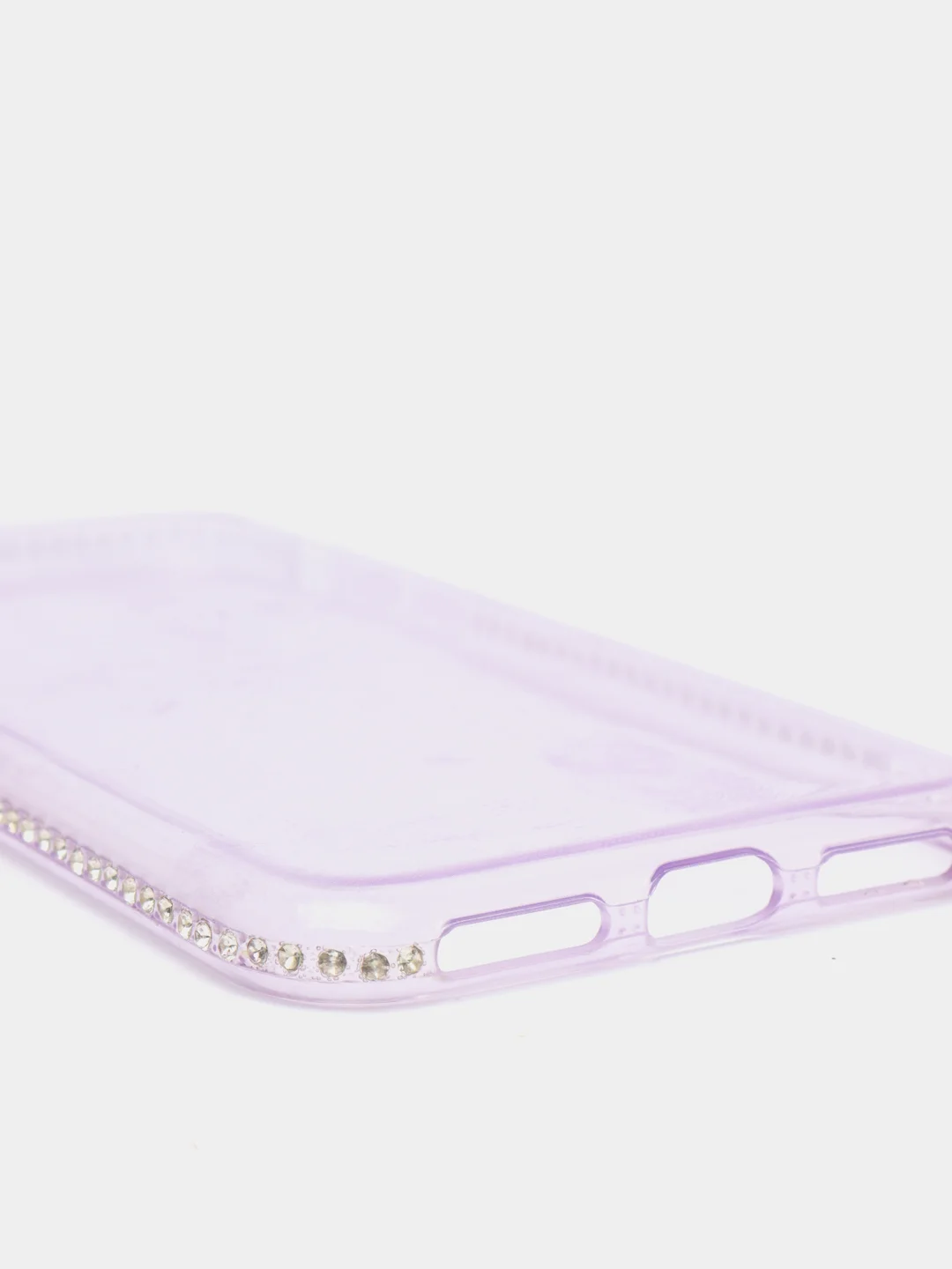 Пурпурный мягкий матовый чехол на айфон с стразами iPhone.6, 6s,7,7+,8,8+,X,XS,XR,XS MAX,11,11PROMAX