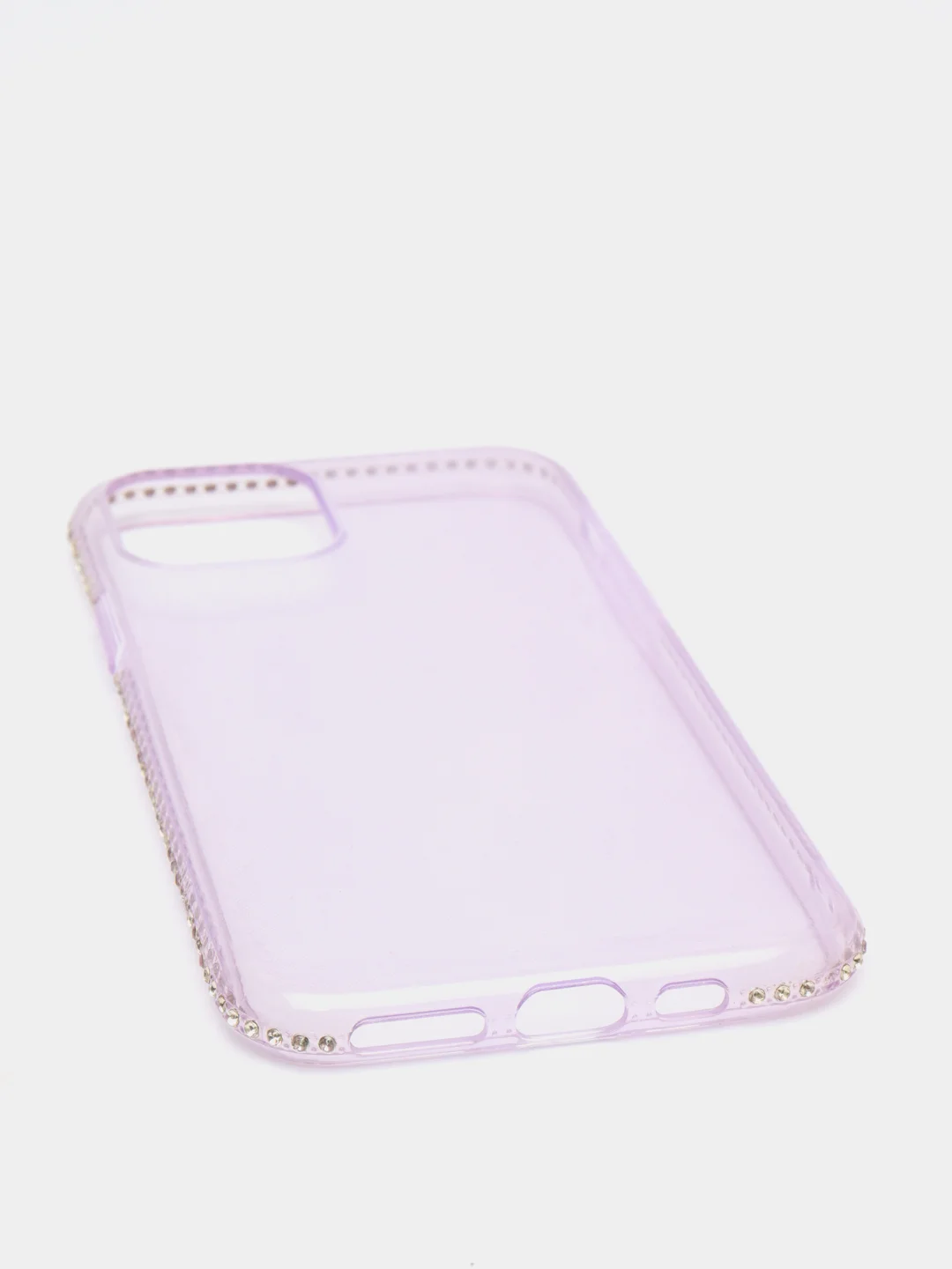 Пурпурный мягкий матовый чехол на айфон с стразами iPhone.6, 6s,7,7+,8,8+,X,XS,XR,XS MAX,11,11PROMAX