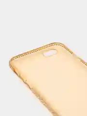 Золотой мягкий матовый чехол на айфон с стразами iPhone.6, 6s,7,7+,8,8+,X,XS,XR,XS MAX,11,11PROMAX