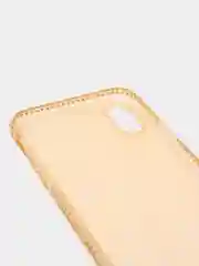 Золотой мягкий матовый чехол на айфон с стразами iPhone.6, 6s,7,7+,8,8+,X,XS,XR,XS MAX,11,11PROMAX
