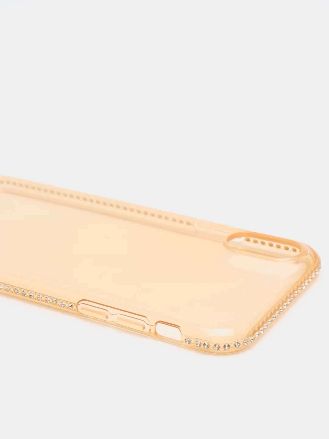 Золотой мягкий матовый чехол на айфон с стразами iPhone.6, 6s,7,7+,8,8+,X,XS,XR,XS MAX,11,11PROMAX