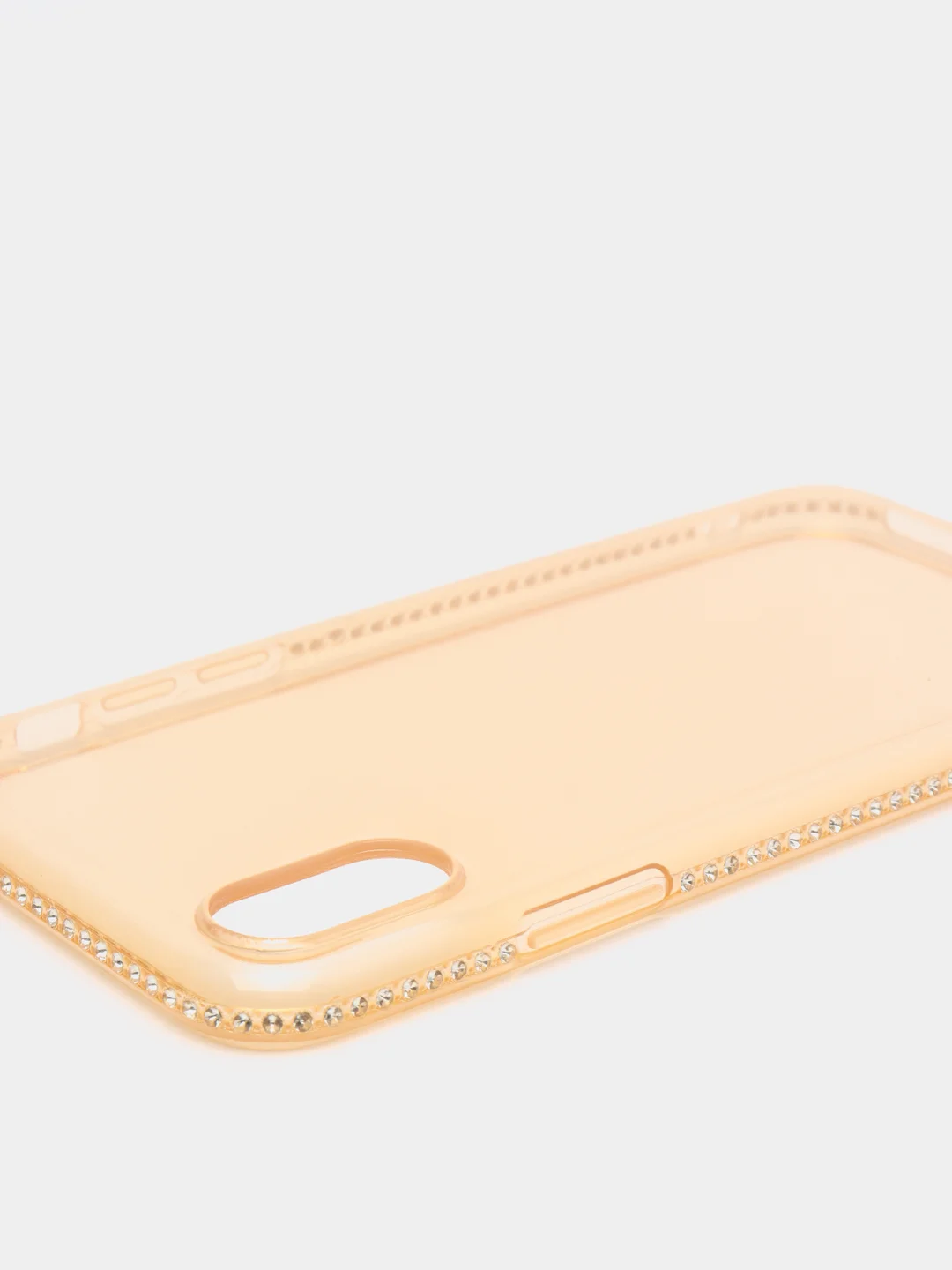 Золотой мягкий матовый чехол на айфон с стразами iPhone.6, 6s,7,7+,8,8+,X,XS,XR,XS MAX,11,11PROMAX