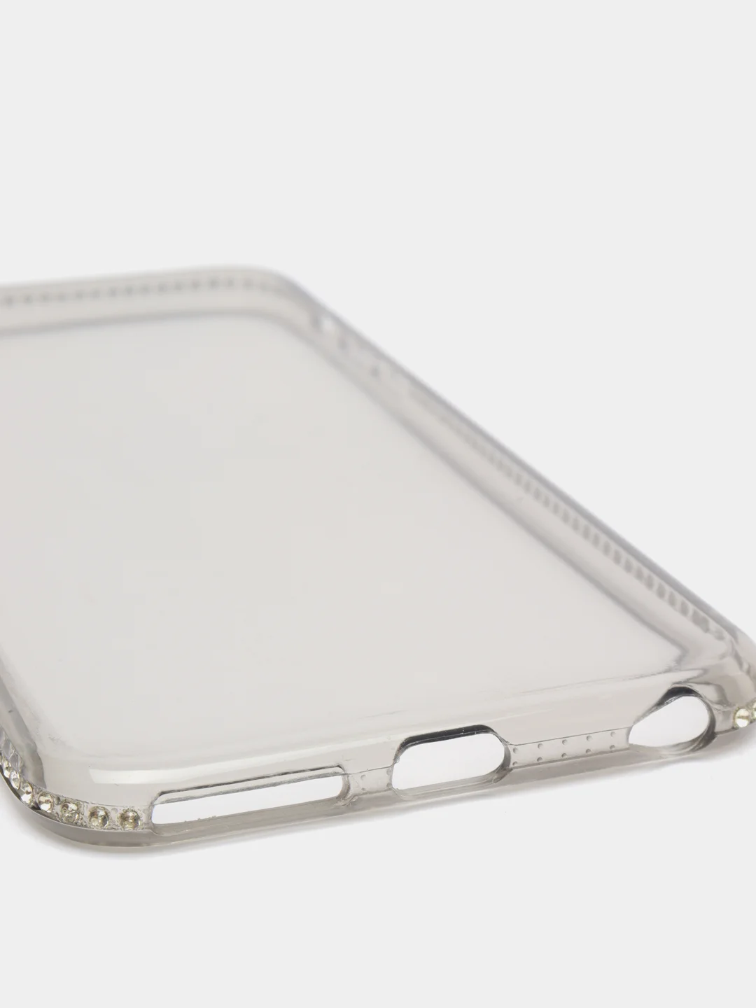 Черный мягкий матовый чехол на айфон с стразами iPhone.6, 6s,7,7+,8,8+,X,XS,XR,XS MAX,11,11PROMAX