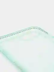 Бирюзовый мягкий матовый чехол на айфон с стразами iPhone.6, 6s,7,7+,8,8+,X,XS,XR,XS MAX,11,11PROMAX