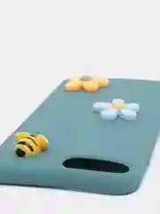 Голубой мягкий чехол для айфон с 3D принтам для iPhone 6/6s, 6s+, 7/8, 7+/8+, X/XS, XR, XS max