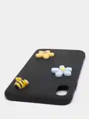 Черный мягкий чехол для айфон с 3D принтам для iPhone 6/6s, 6s+, 7/8, 7+/8+, X/XS, XR, XS max