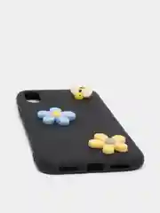 Черный мягкий чехол для айфон с 3D принтам для iPhone 6/6s, 6s+, 7/8, 7+/8+, X/XS, XR, XS max