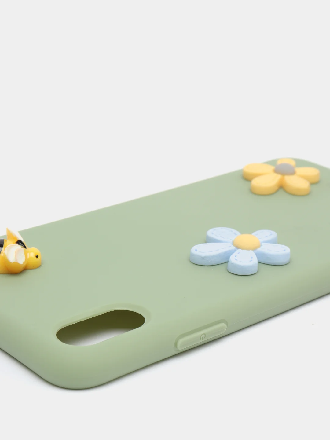 Мятный мягкий чехол для айфон с 3D принтам для iPhone 6/6s, 6s+, 7/8, 7+/8+, X/XS, XR, XS max