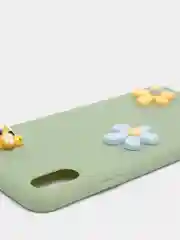 Мятный мягкий чехол для айфон с 3D принтам для iPhone 6/6s, 6s+, 7/8, 7+/8+, X/XS, XR, XS max