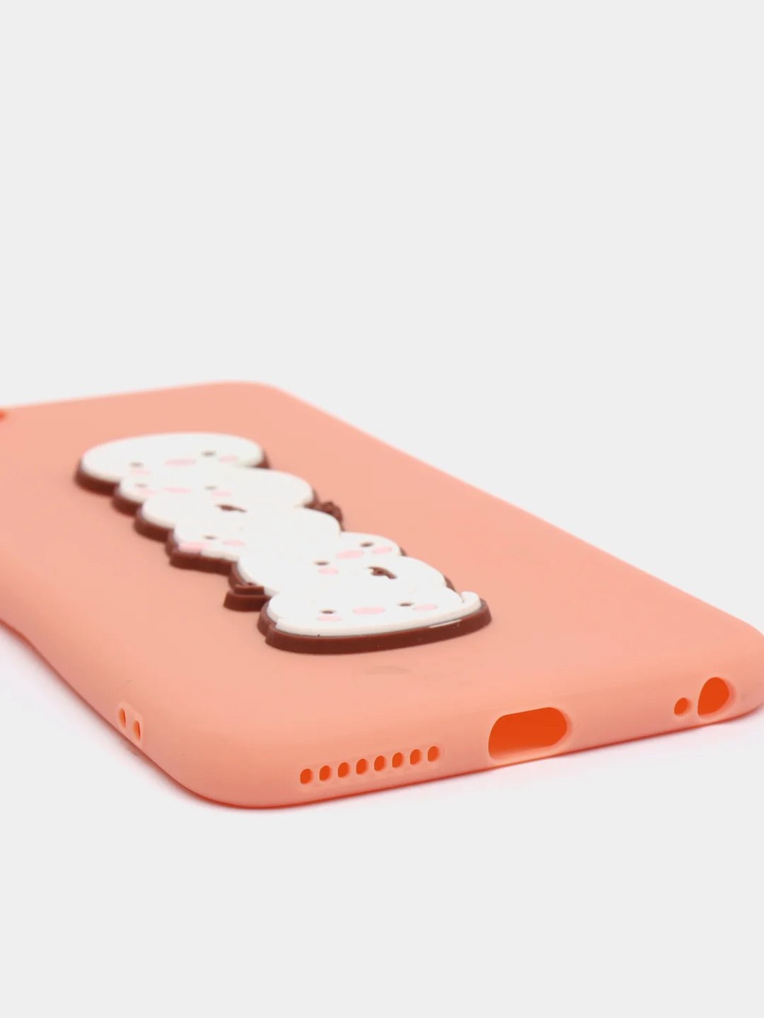 Коралловый мягкий чехол для Айфон, с 3D принтом, для iPhone 6/6s, 6s+, 7/8, 7+/8+, X/XS, XR, XS max