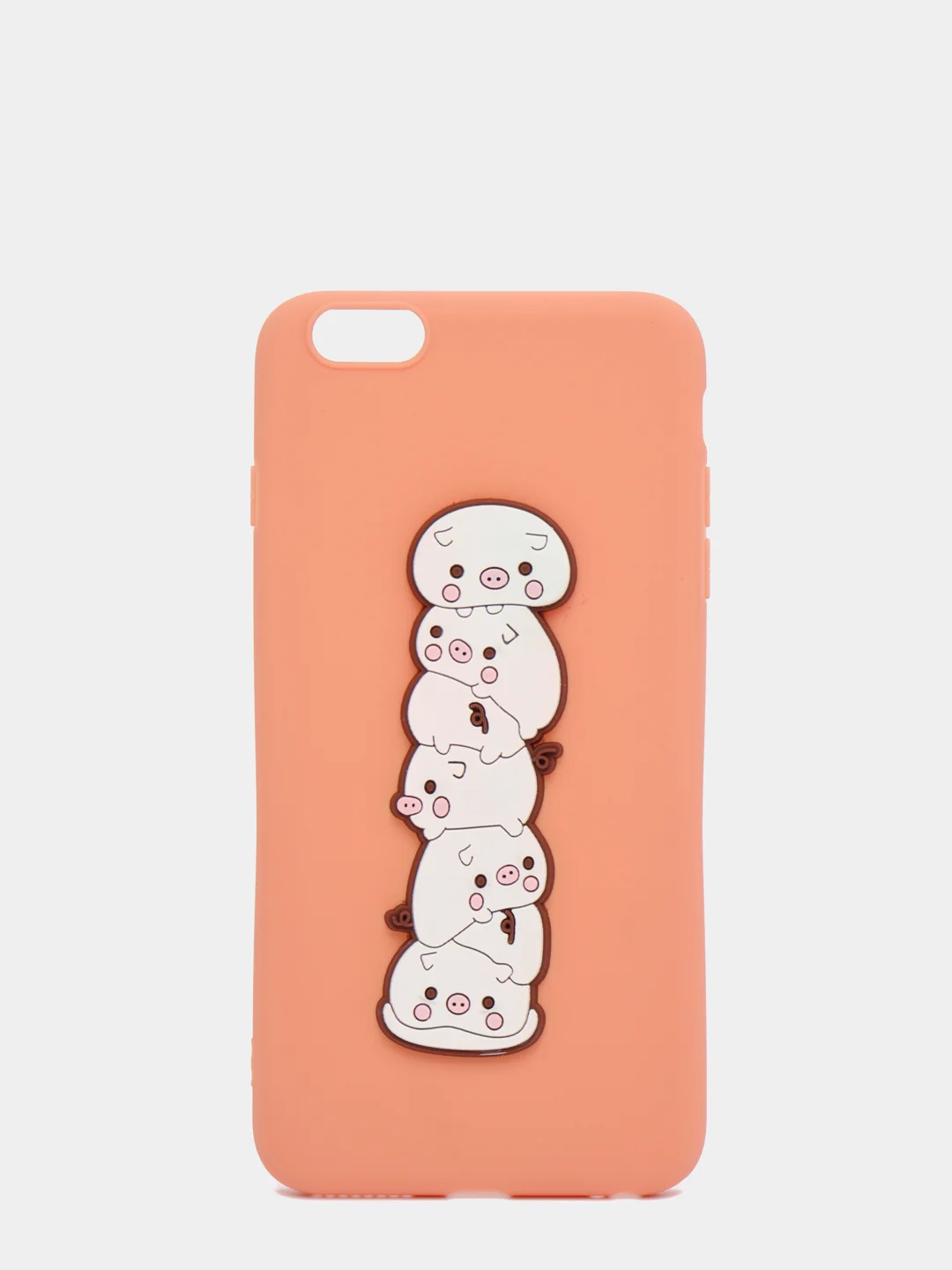 Коралловый мягкий чехол для Айфон, с 3D принтом, для iPhone 6/6s, 6s+, 7/8, 7+/8+, X/XS, XR, XS max