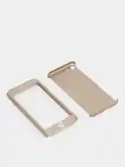 Золотой чехол для айфон iPhone из ТПУ, защита 360