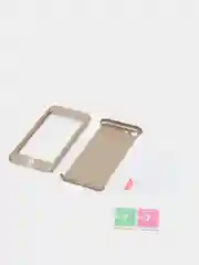 Золотой чехол для айфон iPhone из ТПУ, защита 360