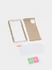Золотой чехол для айфон iPhone из ТПУ, защита 360