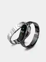 Металлический ремешок для Xiaomi Mi Band 3, 4, 5, 6 стальной фитнес браслет