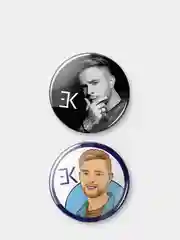 Значок "Егор Крид", 37 мм