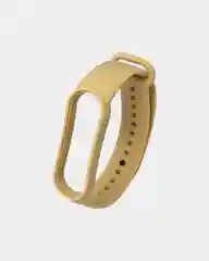 Бежевый силиконовый ремешок для фитнес-браслетов Xiaomi Mi Band 5 / 6