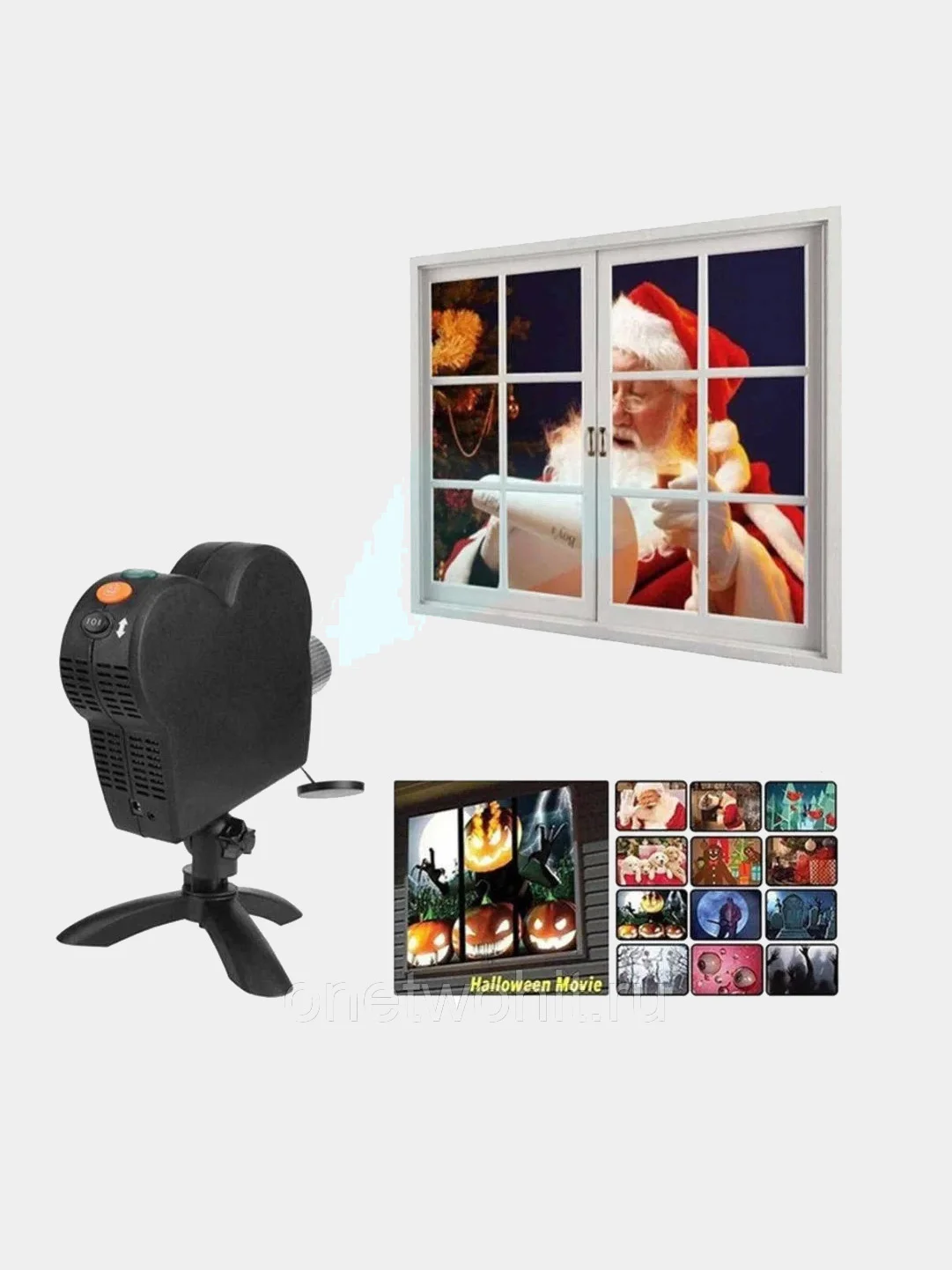 Проектор новогодний Window projector, мини кинотеатр для дома