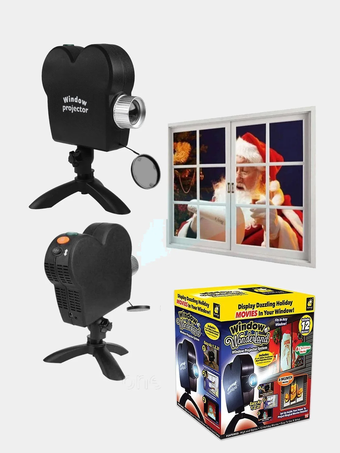 Проектор новогодний Window projector, мини кинотеатр для дома