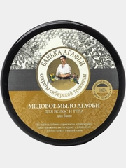 Мыло для волос и тела медовое Банька Агафьи 300 мл