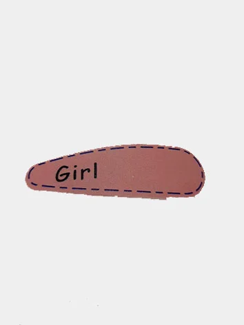 Коралловый меланж заколки для девочек Girl