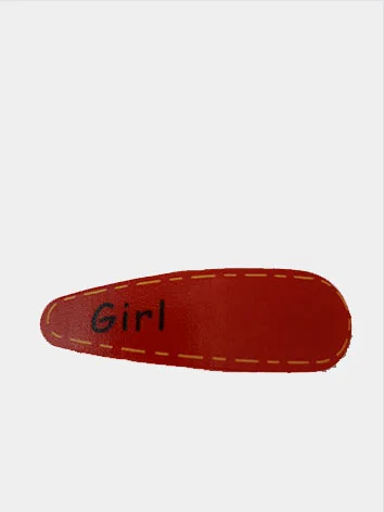 Красный заколки для девочек Girl